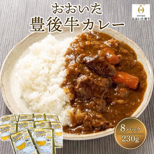 豊後牛【本格ビーフカレー】230g×8パック｜湯煎で簡単調理