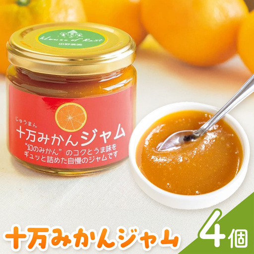十万みかん ジャム 150g 4個 田野農園《30日以内に出荷予定(土日祝除く)》鹿児島県 さつま町