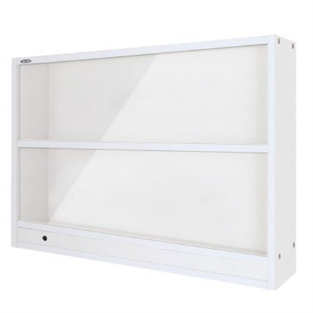 LED付きコレクションケース ハイタイプ (ホワイト)　JCR-8317HW_コレクションケース LED おすすめ_【1414193】