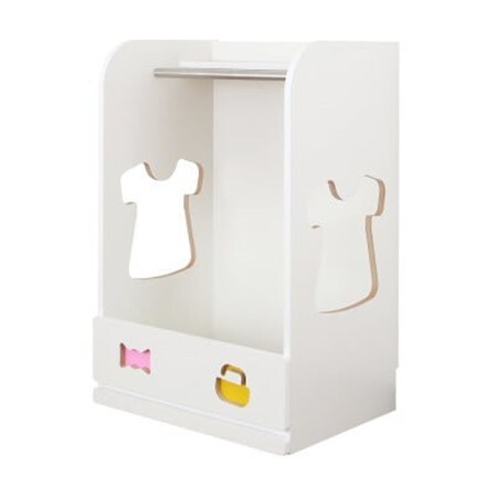 おかたづけしたくなるハンガーラック(女の子用)　TSH-59HGW_雑貨・日用品  家具・インテリア _【1414700】