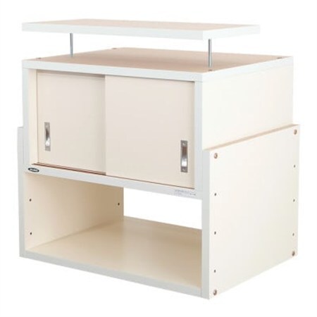 耐震上置き　じしん作くん　幅58cm×奥行44cmタイプ(ホワイト)　58-44W_雑貨・日用品  家具・インテリア _【1416343】