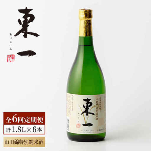 【定期便】 日本酒 東一 山田錦特別純米酒 NBQ114 日本酒 全6回