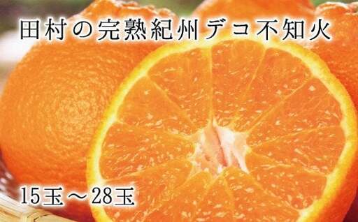 高級ブランド 田村 の完熟 紀州 デコ ( 不知火 ) / みかん フルーツ 果物 和歌山 ※2027年2月下旬頃〜3月中旬頃順次発送予定(お届け日指定不可) ※離島への配送不可 [uot731]