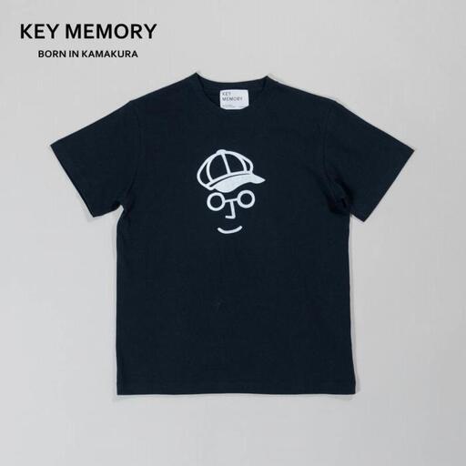 《1》【KEYMEMORY 鎌倉】キャスケットイラストTシャツ NAVY
