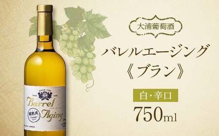 【日本ワインコンクール2023受賞ワイン】 大浦葡萄酒 バレル エージング(ブラン) 750ml×1本 『(有)大浦葡萄酒』 白ワイン 辛口 山形県 南陽市 [1897]