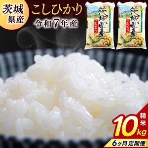 6ヶ月定期便 米 コシヒカリ 10kg (5kg × 2袋) 6ヶ月定期便 米
