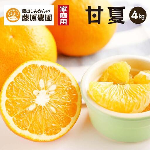 甘夏｜和歌山県海南市から産地直送でお届け｜4kg｜ご家庭用【2027年4月より発送開始】