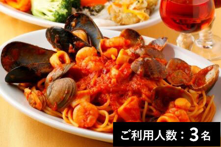 【新宿】イル・バーカロ 特産品ディナーコース（飲み放題付） 3名様（1年間有効） お店でふるなび美食体験 FN-Gourmet954662