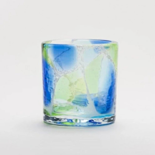 【RYUKYU GLASS WORKS 海風】ロックグラス「海想」