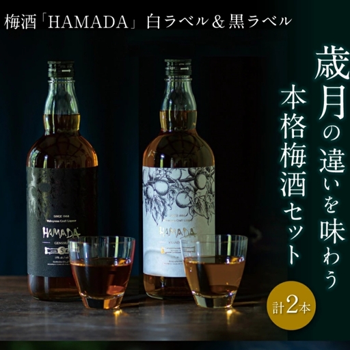梅酒 HAMADA 梅酒飲み比べ2本セット 【isg024-1】