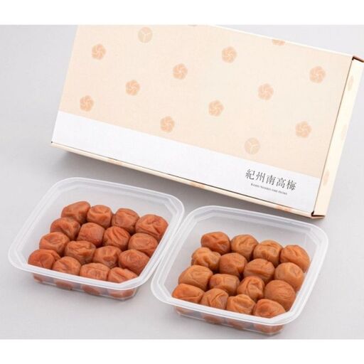 紀州梅干 詰合せセット　はちみつ梅・真の極 　350g×２ / 田辺市 紀州南高梅 南高梅 梅干し 梅干 梅 うめ 肉厚 お米 おにぎり 焼酎 梅酒 健康  食べ比べ 選べる 【ske018-3-2】