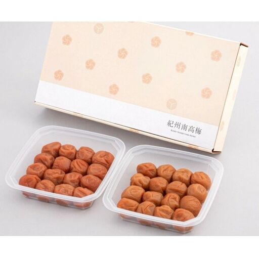 紀州梅干 詰合せセット かつお梅・真の極 350g×2 / 田辺市 紀州南高梅 南高梅 梅干し 梅干 梅 うめ 肉厚 お米 おにぎり 焼酎 梅酒 健康 食べ比べ 選べる [ske018-6-2]
