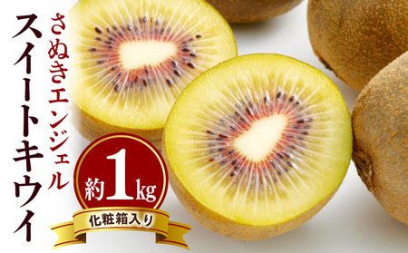 [さぬき讃フルーツ]さぬきエンジェルスイートキウイ 約1kg化粧箱入り