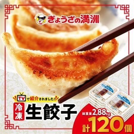 冷凍生餃子10パック(120個)　ぎょうざの満洲_冷凍 生餃子 ぎょうざの満洲_【配送不可地域：離島】【1238201】