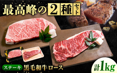 ロースステーキ 神石牛200g×2枚+高原黒牛200g×3枚 [BACT030] ステーキ