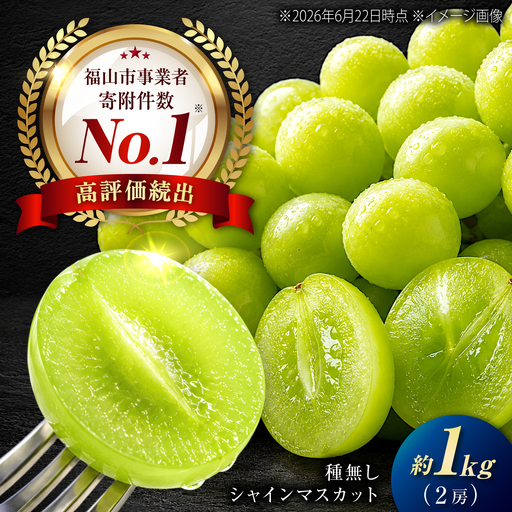 沼隈ぶどう シャインマスカット 約1kg [BAEV005] シャインマスカット