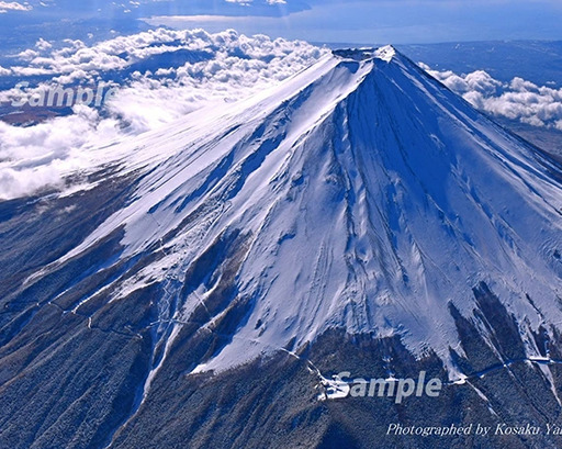 富士山フォトパネル(空撮)
