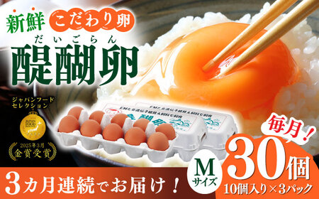 卵 [3回定期便]卵 30個入りMサイズ [ANAZ003] 卵