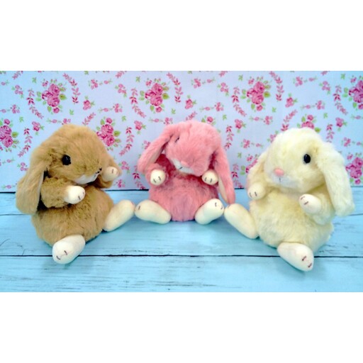 縫いぐるみ動物 ロップイヤー うさぎ Sサイズ 0045-001-S05