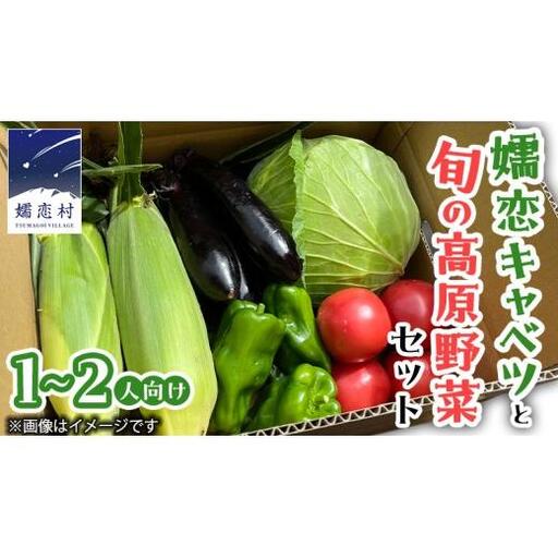 【 8月下旬発送開始 】 嬬恋キャベツ と旬の 高原 野菜 セット 1～2人 様向け [AK001tu]