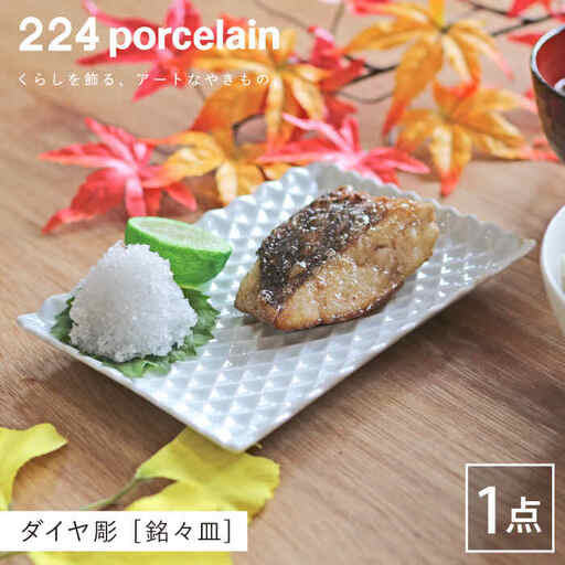 ダイヤ彫銘々皿1点 NAU198 