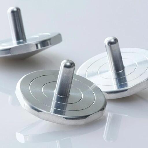 上峰町の金属加工会社製｢上峰 精密コマ｣ 3個セット【受注生産!!】C-521