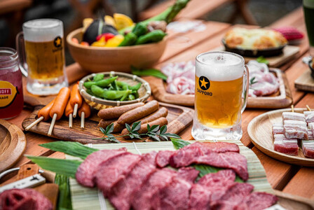 近江牛プレミアムBBQ及びクラフトビール飲み放題チケット(3名様用) F20 パンカフェKOKON〜江近〜 東近江