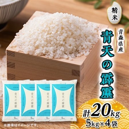 青天の霹靂(5kg×4袋)　合計20kg_ 精米 米 _【配送不可地域：離島・沖縄県】【1039060】