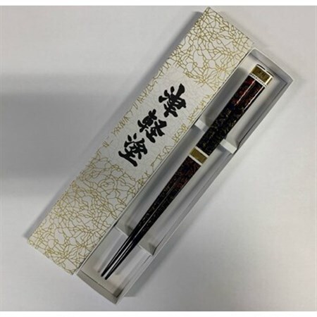 伝統工芸品　津軽塗箸　紫色(唐塗)_装飾品・工芸品     雑貨・日用品 箸 食器   装飾品・工芸品  陶器・漆器 _【1139153】