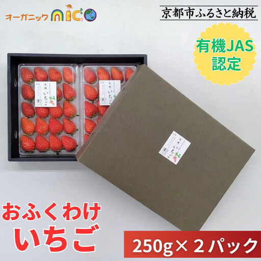 [予約受付][オーガニックnico]おふくわけいちご [京都洛西大原野産 有機JAS認定][ 京都 有機 JAS認定 オーガニック 人気 おすすめ 果物 フルーツ お取り寄せ 通販 送料無料 ふるさと納税 ]