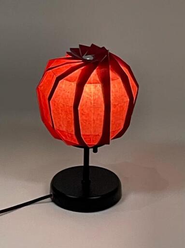 [イノベーティブクラフトワークス]折灯華 BONBORI maru -M- 色和紙 10cm ポール付スタンドタイプ