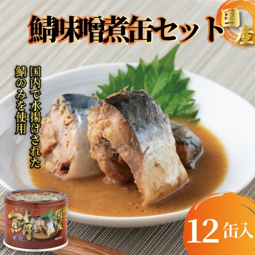 [ 缶詰 ] さば味噌煮 12個 | 缶詰