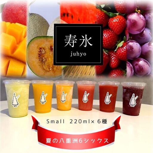 [先行予約]寿氷 夏の 八重洲 6 シックス 6種類 食べ比べ セット スモール 真岡市 栃木県