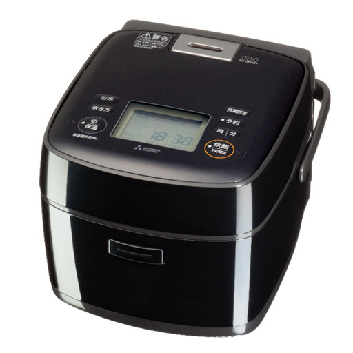 三菱IHジャー炊飯器 備長炭 炭炊釜(小容量タイプ) NJ-SE06H-B[カラー:黒曜] [11218-0941]