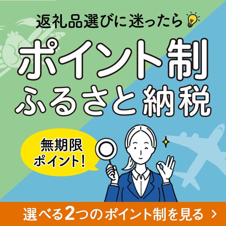 ふるなびなら選べる2つの無期限ポイント ポイント制ふるさと納税
