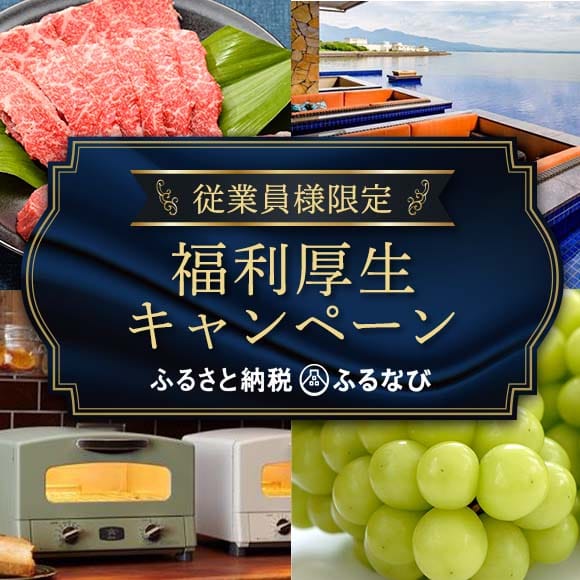 従業員様限定 福利厚生キャンペーン　事前エントリー&ふるなびからの寄附でふるなびコインが更に1%もらえる！