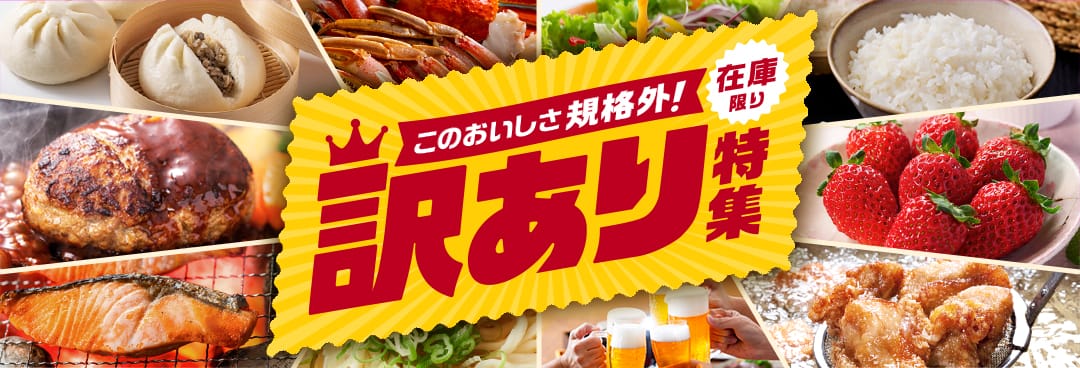 人気カテゴリー別！訳あり返礼品特集