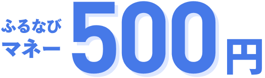 ふるなびマネー500円