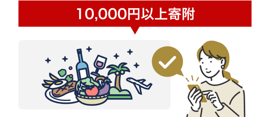 紹介を受けた方がキャンペーン参加条件を満たして寄附する