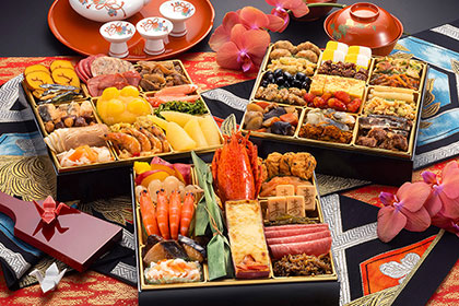 博多久松 和洋折衷本格料亭おせち『博多』特大8寸 3段重 おせち 4～5人前