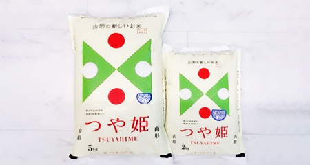 A02-002　【令和2年産】特別栽培米つや姫無洗米7kg（5kg×1袋・2kg×1袋）