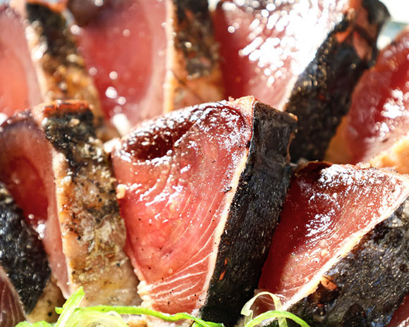 高知県芸西村のカツオたたき