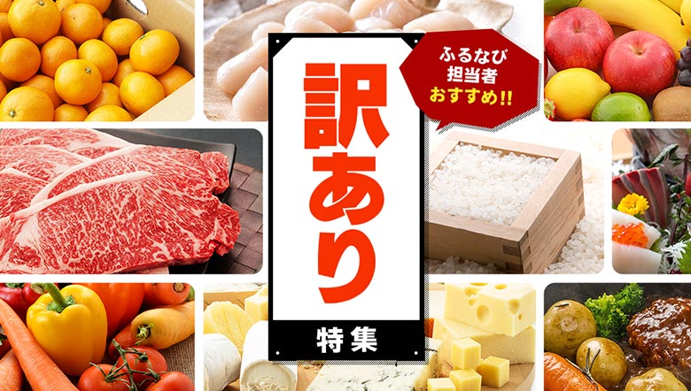 人気カテゴリー別！訳あり返礼品特集