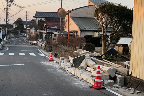 福島県桑折町　令和3年2月　福島県沖地震　災害支援