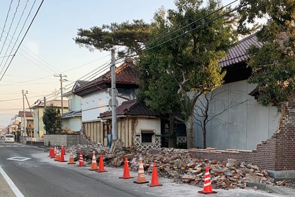福島県伊達市　令和3年2月　福島県沖地震　災害支援