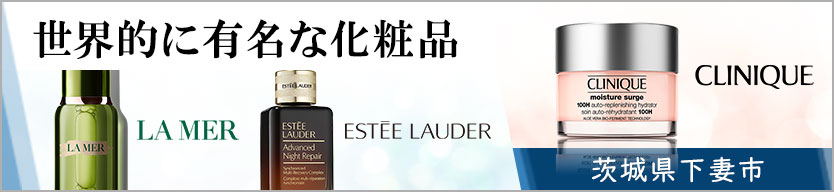 世界的に有名な化粧品 茨城県下妻市