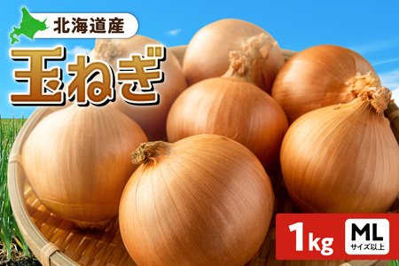 玉ねぎ 北海道産 1kg MLサイズ以上