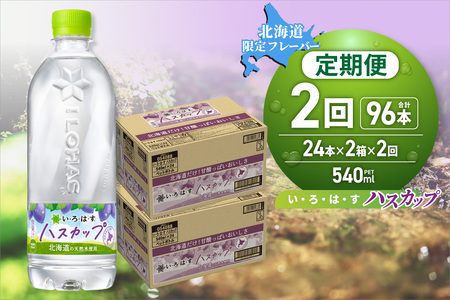 [2ヶ月定期便]い・ろ・は・す ハスカップ 540mlPET×48本|コカ・コーラ 飲料 ドリンク 飲み物 水 北海道 札幌市
