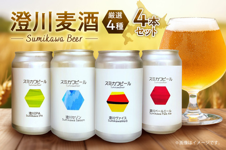 澄川麦酒厳選4本セット|地ビール クラフトビール ビール 晩酌 北海道 札幌市