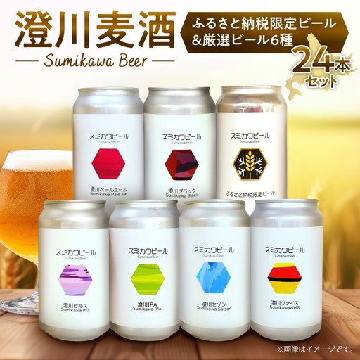 【先行受付】澄川麦酒ふるさと納税限定ビール12本＋厳選12本　24本セット | 地ビール クラフトビール ビール 晩酌 北海道 札幌市
